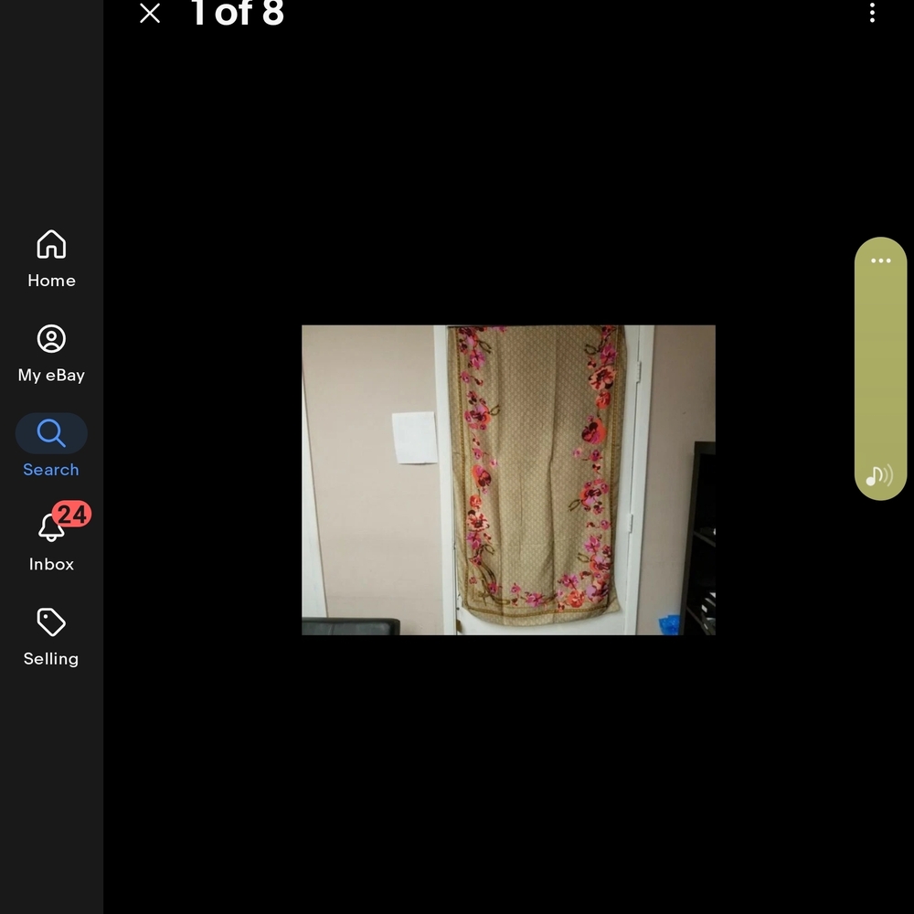 Gucci Floral Scarf - Beige and Pink - New with tags
